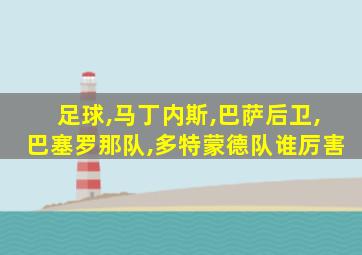 足球,马丁内斯,巴萨后卫,巴塞罗那队,多特蒙德队谁厉害